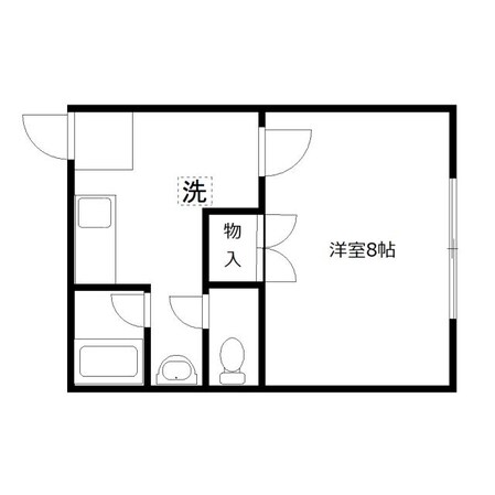 大西マンションの物件間取画像